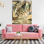 ラッシュアワー、ニューヨークbyマックス・ウェーバー、ヴィンテージ・キュービズム キャンバスプリント (インサイチュ (リビング))