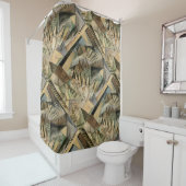 ラッシュアワー、ニューヨークbyマックス・ウェーバー、ヴィンテージ・キュービズム シャワーカーテン (インサイチュ)