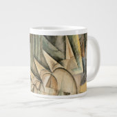 ラッシュアワー、ニューヨークbyマックス・ウェーバー、ヴィンテージ・キュービズム ジャンボコーヒーマグカップ (正面右)