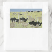 ラッシュアワー 長方形シール (バッグ)