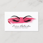 ラッシュアンドブロウズメイクアップアーティスト美しいサロン 名刺 (正面)