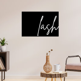ラッシュアーティストウォールプリント- Lash Decor ポスター