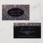 ラッシュアーティストルミナンスグリッタースターパープルスタイル 名刺 (正面/裏面)