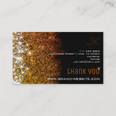 ラッシュアーティストルミナンスゴールデングリッタースターズトレンディー 名刺 (裏面)