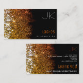 ラッシュアーティストルミナンスゴールデングリッタースターズトレンディー 名刺 (正面/裏面)