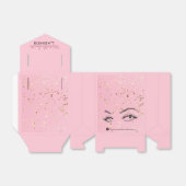 ラッシュエクステンションラッシュ金ゴールドグリッターアフターケアキット フェイバーボックス (折り畳みなし)