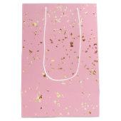 ラッシュエクステンションラッシュ金ゴールドグリッターアフターケアキット ミディアムペーパーバッグ (裏面)