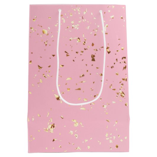 ラッシュエクステンションラッシュ金ゴールドグリッターアフターケアキット ミディアムペーパーバッグ (裏面)