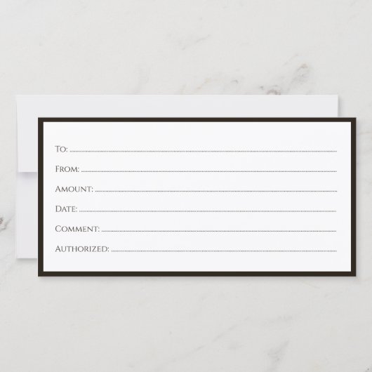 ラッシュギフト証明書ホワイト金ゴールドウィングブラック サンキューカード (裏面)