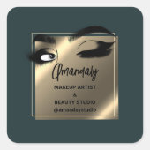 ラッシュクリーナーメイクアップ美しいショップウッドラ感謝していンド スクエアシール (正面)