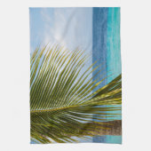 ラッシュグラムパーム海1 キッチンタオル (縦)
