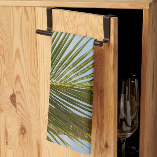 ラッシュグラムパーム海1 キッチンタオル (三つ折り)