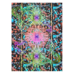 ラッシュシカラフルベルパンク テーブルクロス