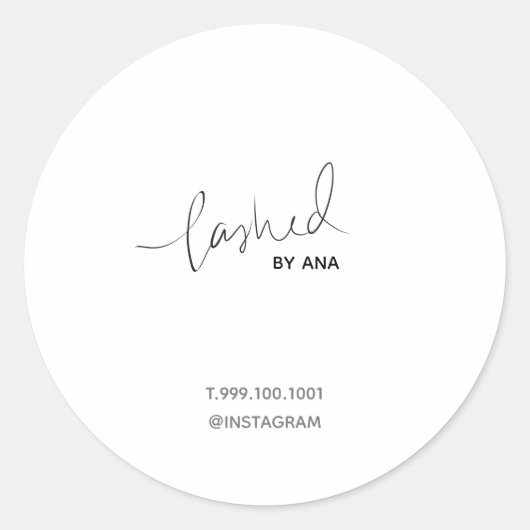 ラッシュステッカー ラウンドシール (正面)