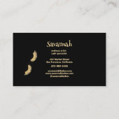 ラッシュスペシャリストアイラッシュモノグラム大理石 名刺 (裏面)