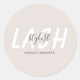 ラッシュスモダンタイリストの淡い日焼け ラウンドシール