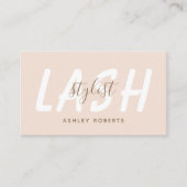 ラッシュスモダンタイリスト照明赤面 名刺 (正面)