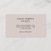 ラッシュスモダンタイリスト 名刺 (裏面)