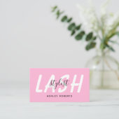 ラッシュスモダンタイリスト 名刺 (スタンド正面)