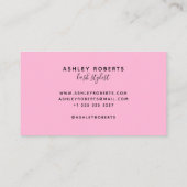 ラッシュスモダンタイリスト 名刺 (裏面)