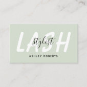 ラッシュスモダンタイリスト 名刺 (正面)