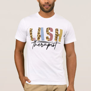 ラッシュセラピストレオパードまつげテックラッシュ Tシャツ
