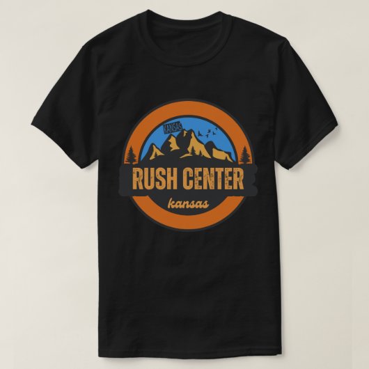 ラッシュセンター, カンザス州 Tシャツ (デザイン正面)