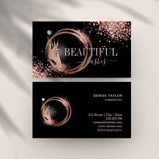 ラッシュテクシモダンニシャンの女性の手のキラキラしたブシ 名刺