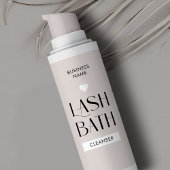 ラッシュバモダンスフォーム洗浄ボトル成分 長方形シール