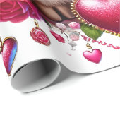 ラッシュバラハイランドカウバレンタイン ラッピングペーパー (ロールコーナー)