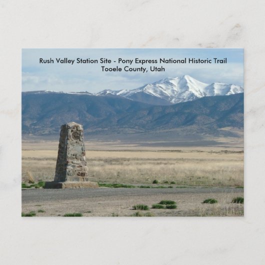 ラッシュバレー駅 ポストカード (正面)