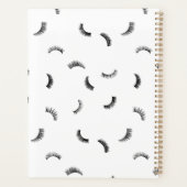 ラッシュパターンの多いサロンアポイントメント本 プランナー手帳 (裏面)