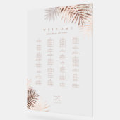 ラッシュパーム結婚リーフシーティングテラコッタ/W ID956 アクリルサイン (傾斜)