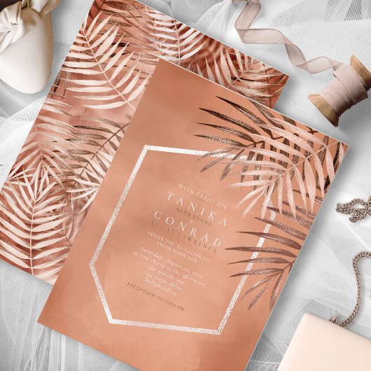 ラッシュパーム結婚リーフズテラコッタID956