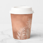 ラッシュパーム結婚リーフズテラコッタID956 紙コップ (裏面)