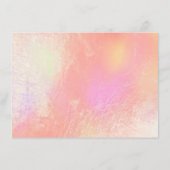 ラッシュピーチバラ金ゴールドメイクアップ証明書ギフト (裏面)