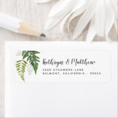 ラッシュファーントロピカルボタニカル差出人住所 ラベル (インサイチュ)