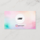 ラッシュブエレガントラッシュテックまつ毛 名刺 (裏面)