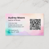 ラッシュブエレガントラッシュテックまつ毛 名刺 (正面)