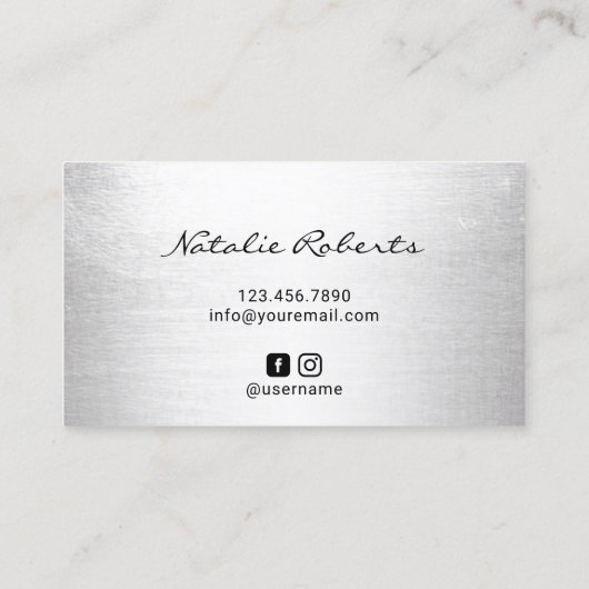 ラッシュブロウズメイクアップアーティストサロンアポイントメント 予約カード (裏面)