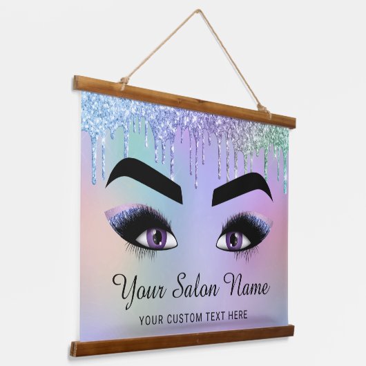 ラッシュブローグリッター美しい事業 吊り下げ型タペストリー (傾斜あり)