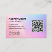 ラッシュブローズプロフェッショナルラッシュテック 名刺 (正面)