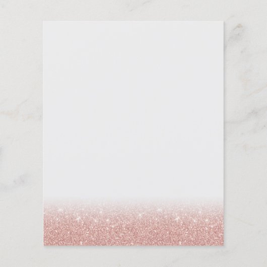 ラッシュブローズメイクアップアーティストバラ金ゴールド美しいサロン チラシ (裏面)