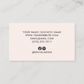 ラッシュブローズ、メイクアポイントメントリマインダーカード 名刺 (裏面)