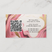 ラッシュヘア&メイクアップ 名刺 (裏面)