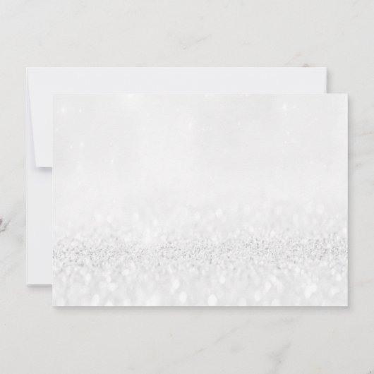 ラッシュホワイトシルバーメイクアップ証明書ギフトグリッター (裏面)