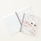 ラッシュボスメイクアップアイズラッシュバラ金ゴールド ノートブック (内部)