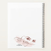 ラッシュボスメイクアップアイズラッシュバラ金ゴールド プランナー手帳 (裏面)