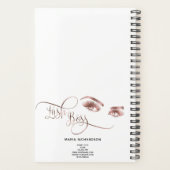 ラッシュボスメイクアップアイズラッシュバラ金ゴールド プランナー手帳 (裏面)