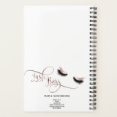 ラッシュボスメイクアップアイズラッシュバラ金ゴールド プランナー手帳 (裏面)